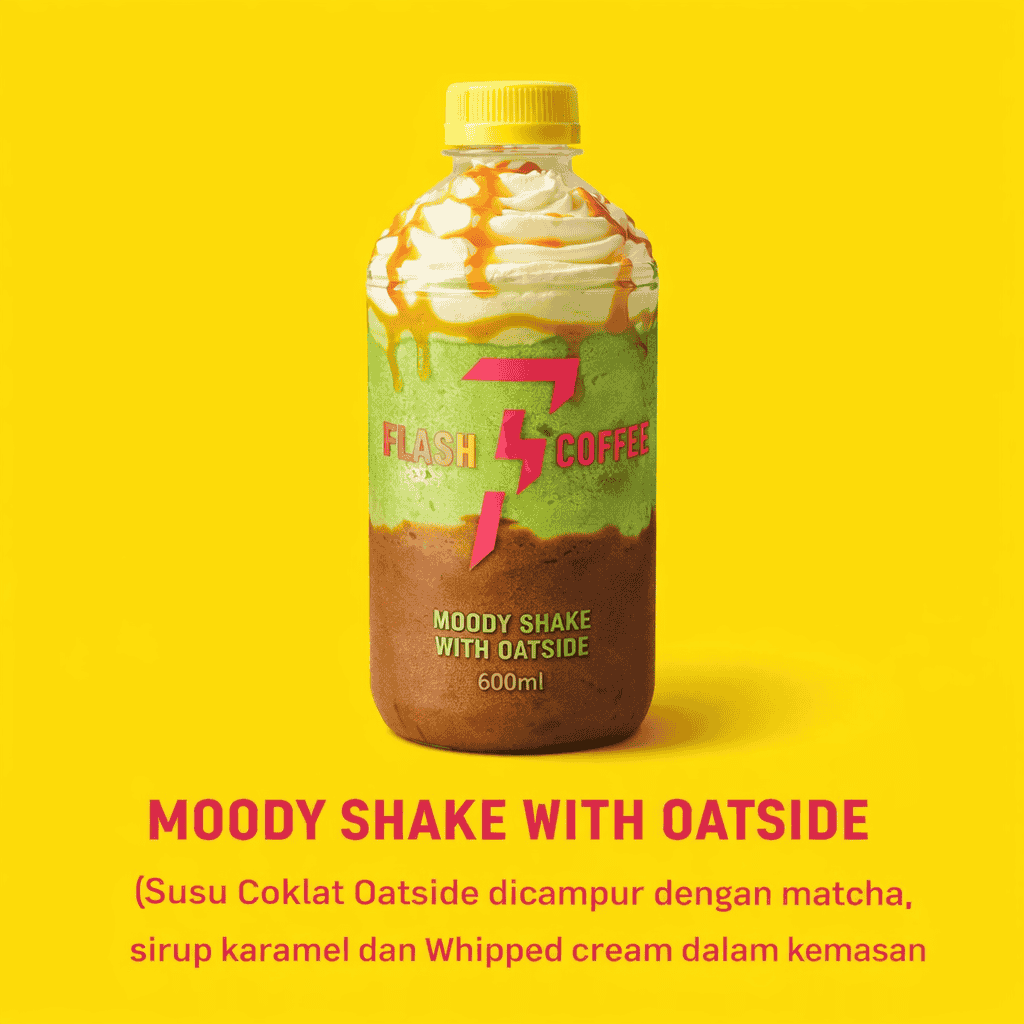 Moody Shake with Oatside 600ml Flash Coffee